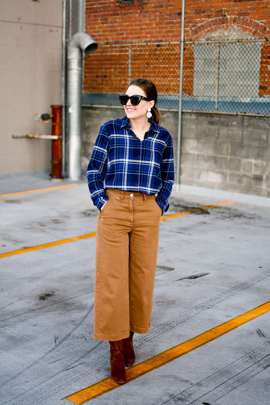 How To Style Cropped Wide Leg Pants