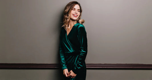 How To Style A Green Velvet Dress