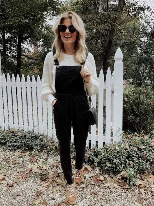 How To Style Black Overalls