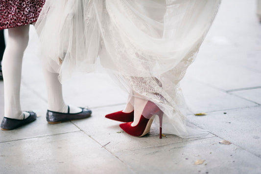 What Shoes To Wear With Red Gown